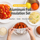 🍽️Reusable Aluminum Foil Thermal Food Cover — Heat-Retaining, Washable & Freshness-Preserving Kitchen Essential💞50K+ SOLD!