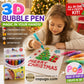 💥LAST DAY BUY 1 GET 1 FREE!!🎁🔮Magic Pen – Draw 3D with one stroke!🎄DIY Bubble Popcorn Drawing Pens