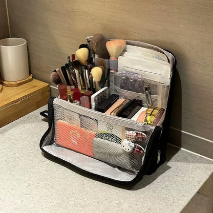 🔥Hot Sale 50% Off🔥Stylish Handheld Partitioned Cosmetic Bag