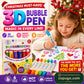 💥LAST DAY BUY 1 GET 1 FREE!!🎁🔮Magic Pen – Draw 3D with one stroke!🎄DIY Bubble Popcorn Drawing Pens