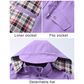 🔥Limited Hot Sale 50% OFF🎁🧥3-in-1 Plaid Waterproof Jacket for Women– Rain, Wind & Cold, All Covered