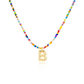 🔥BUY 1 GET 1 FREE🌈 Letter Beaded Necklace for Women🔤A-Z