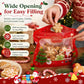 💖LAST DAY SALE 50% OFF!!🎁Easy Fill, Easy Seal🎄 Festive Self-Seal Treat Bags – Santa & Snowman Print | Resealable, Food-Safe & Perfect for Cookies, Chocolates & Little Gifts 🎅⛄