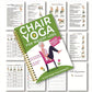 🧘‍♀️Hot Sale🔥30-Day Chair Yoga Weight Loss Spiral Notebook & Exercise Guide