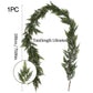 🎅⛄2025 Christmas Artificial Cypress Leaf Vine Wreath🎄（1.8m）