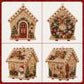 🔥 49% OFF🎄Christmas Pearl Cottage Art Kit | Pre-Cut Wooden Panels, Sparkling Rhinestones, Pearl Beads & Complete Tools for a 3D Holiday House ✨