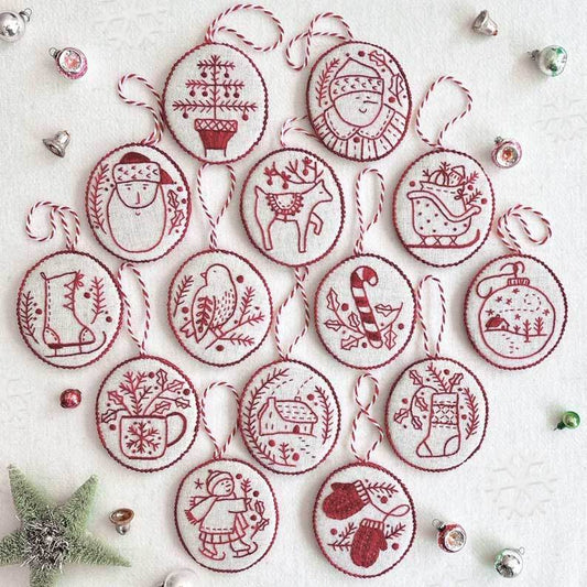 Christmas New🎄Hand Embroidery Christmas Ornaments kit