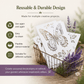 🌿 Garden Wall Stencil, Reusable DIY Kit for Walls, Fences & Patios