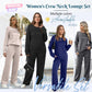 ⏳LAST DAY SALE 70% OFF🔥Women's Crew Neck Top & Drawstring Pants Set