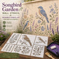 🌿 Garden Wall Stencil, Reusable DIY Kit for Walls, Fences & Patios
