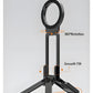 New🎥Magnetic Phone Tripod for iPhone, MA38 Portable Phone Holder Mini Tripod for Magsafe with Double-Sided Strong Magnetic 1/4'' Arri Locating Hole Foldable Hook