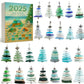🌊Sea Glass Christmas Tree Advent Calendar | A Surprise Behind Each Door😲🎁