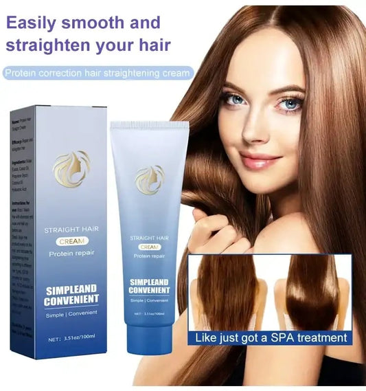 Protein correction hair straightening cream