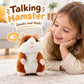 🐹 Last Day Special Price £9.99!✨Talking Hamster Plush – repeats whatever you say, auto head-shaking, hilarious fun for kids & adults.🎁