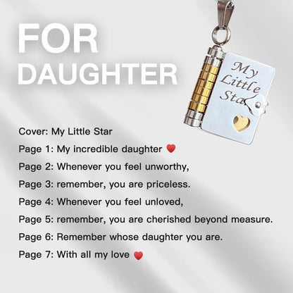 👑🏆Flash Sale⚡ 50K+ SOLD! ✨✨My Little Star Book Necklace for Daughter / Son