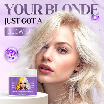 2025 NEW😎Anti-Yellowing Purple Hair Mask 💜 Say goodbye to Red Highlights! 💜