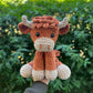 🎅Christmas Sale 50% OFF!!🎄🔥Crochet Highland Cow Amigurumi Pattern🐮- DIY Kit & Finished Plush