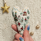 🎅Best Christmas Gift💖DIY Heart Shaped Hand Embroidered Christmas Ornament/Ornament Kit