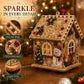🔥 49% OFF🎄Christmas Pearl Cottage Art Kit | Pre-Cut Wooden Panels, Sparkling Rhinestones, Pearl Beads & Complete Tools for a 3D Holiday House ✨