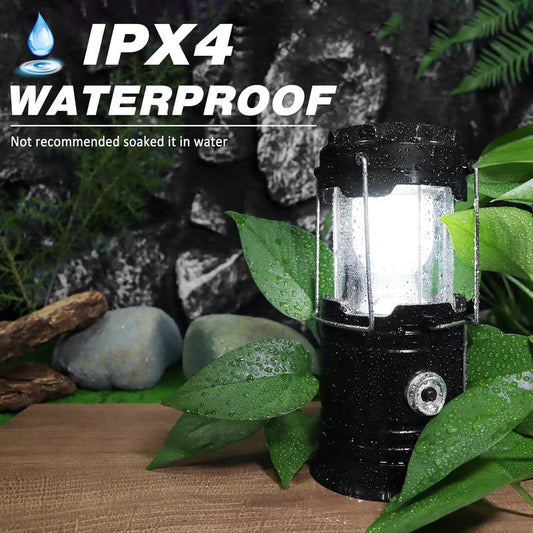 💥 HALF PRICE TODAY! 🔦 Solar Camping Lantern – Collapsible LED Light with Magnetic Base, Foldable Hook & USB/Solar Charging ⛺️