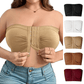 🎁Christmas Sale-Up to 60% Off🔥Plus Size Strapless Front Buckle Breathable Bra