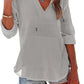 Women's V-Neck Hooded Beach Cover-Up