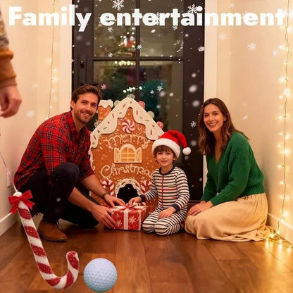 ⏳CHRISTMAS SALE 49% OFF!🎅 Gingerbread Golf Game Set - Best Christmas Game