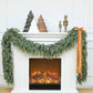 🎅⛄2025 Christmas Artificial Cypress Leaf Vine Wreath🎄（1.8m）