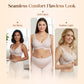 👍LAST WEEK- ONLY￡10.99!!⚡50K+ SOLD💕Jelly Wireless Womens Comfortable Wireless Bras Push Up Bralettes Seamless Tshirts Bras Deep V Everyday Bras