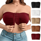 🎁Christmas Sale-Up to 60% Off🔥Plus Size Strapless Front Buckle Breathable Bra