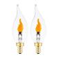 🔥E12 LED Flickering Flame Decoration Light Bulbs💡 -Perfect Ambiance for Halloween Christmas