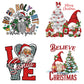 🔥15PCS Christmas Mystery DTF Transfer Bundle – Ready to Press Holiday Designs for Festive DIY Creations