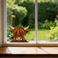 🎄Christmas Early Bird Sale - 49% OFF🐮Highland Cow Window Corner Decor
