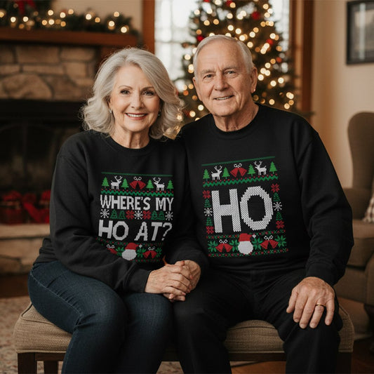 🎄🎁Christmas Sale 50% OFF!!😂Funny Couples Christmas Sweatshirt
