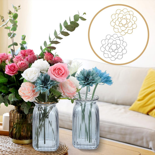 💕Buy 1 Get 1 Free-Each Only ￡3.99!!🎁Stainless Steel Floral Grid Organizer💐