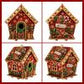 🔥 49% OFF🎄Christmas Pearl Cottage Art Kit | Pre-Cut Wooden Panels, Sparkling Rhinestones, Pearl Beads & Complete Tools for a 3D Holiday House ✨