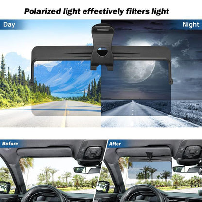 🎄Christmas Sales-Free Shipping🚗Universal Car Sun Visor With Polarized Glare Protection