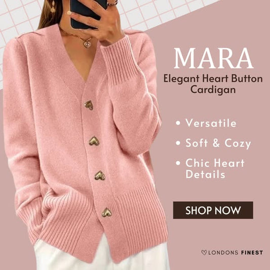 New Arrival🩷Elegant Heart Button Cardigan✨