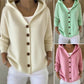 New！！🩷Nylah -Sweet Color Comfortable Long Sleeve Cotton Cardigan✨Buy 2 Free Shipping