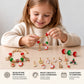 🎅Christmas Gift idea 50% OFF 🎁24-Day Christmas Bracelet Advent Calendar – DIY Jewelry-Making Kit for Girls