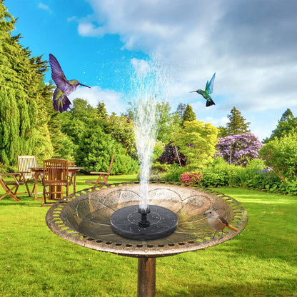 Christmas Sale🔥Solar-Powered Birdbath Fountain – Bring Your Garden to Life!