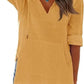 Women's V-Neck Hooded Beach Cover-Up