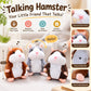 🐹 Last Day Special Price £9.99!✨Talking Hamster Plush – repeats whatever you say, auto head-shaking, hilarious fun for kids & adults.🎁