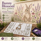🌿 Garden Wall Stencil, Reusable DIY Kit for Walls, Fences & Patios