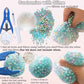🔥HOT SALE 50% OFF🎁 ✨ DIY Stress Ball Making Kit, Includes 6 Filling Packs, 10 Transparent Blank Soft Skins, Expansion Tool, Ideal for Adult Stress Relief, Squishy Maker