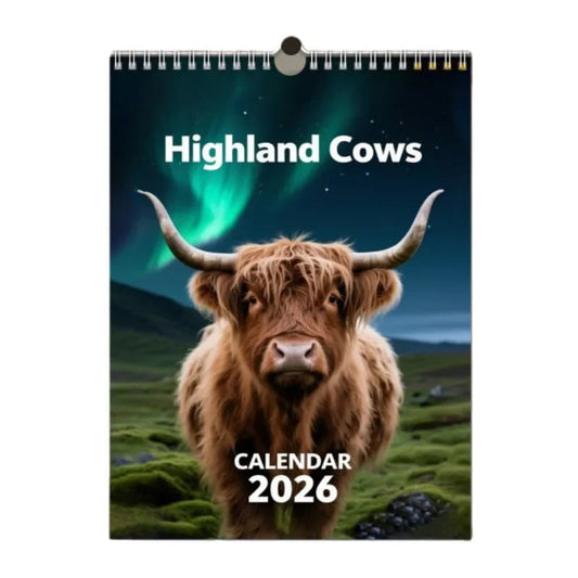 🐮2026 Highland Cattle-Calendar📅