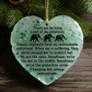 🐘💝Heartfelt Elephant Sisterhood Keepsake - Heart Ornament