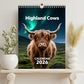 🐮2026 Highland Cattle-Calendar📅
