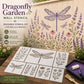 🌿 Garden Wall Stencil, Reusable DIY Kit for Walls, Fences & Patios