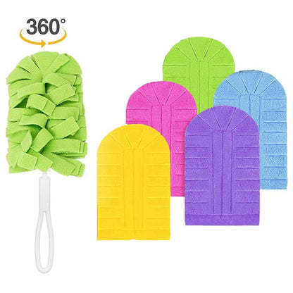 ✨ 360° Electrostatic Duster Refills with Duster handles — The Sustainable Choice for a Dust-Free Home